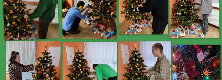 Prípravy na vianoce a vianočné stretnutie - pri stromčeku1