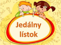 Jedálny lístok